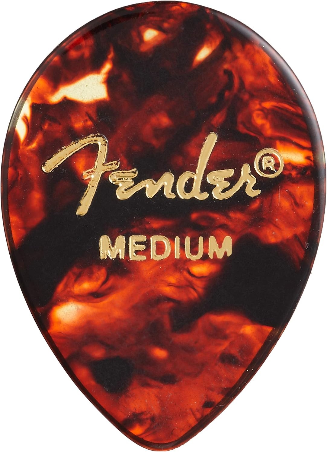 image:imageFender Classic Celluloid Guitar Picks 358 Shape Guitar Accessories Tortoise Shell Medium 12PackTortoise Shell