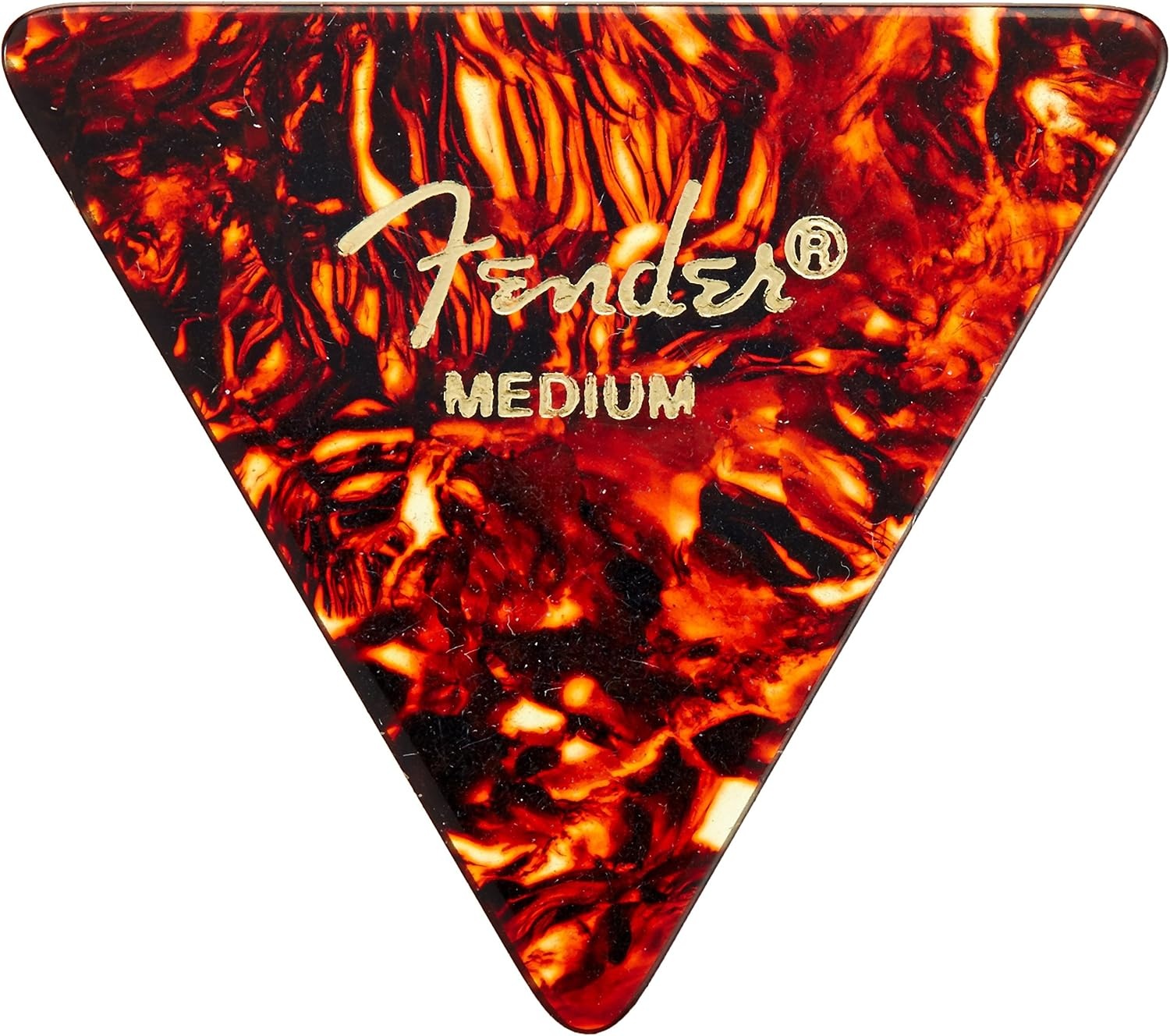 image:imageFender Classic Celluloid Guitar Picks 358 Shape Guitar Accessories Tortoise Shell Medium 12PackTortoise Shell
