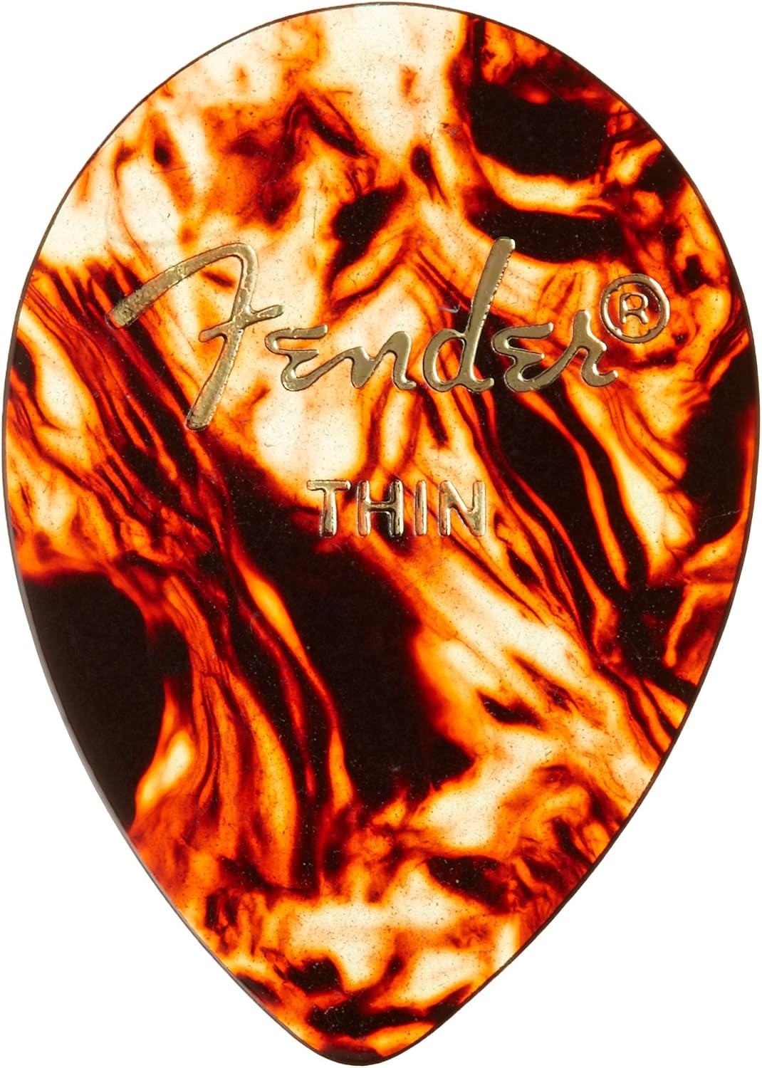 image:imageFender Classic Celluloid Guitar Picks 358 Shape Guitar Accessories Tortoise Shell Medium 12PackTortoise Shell