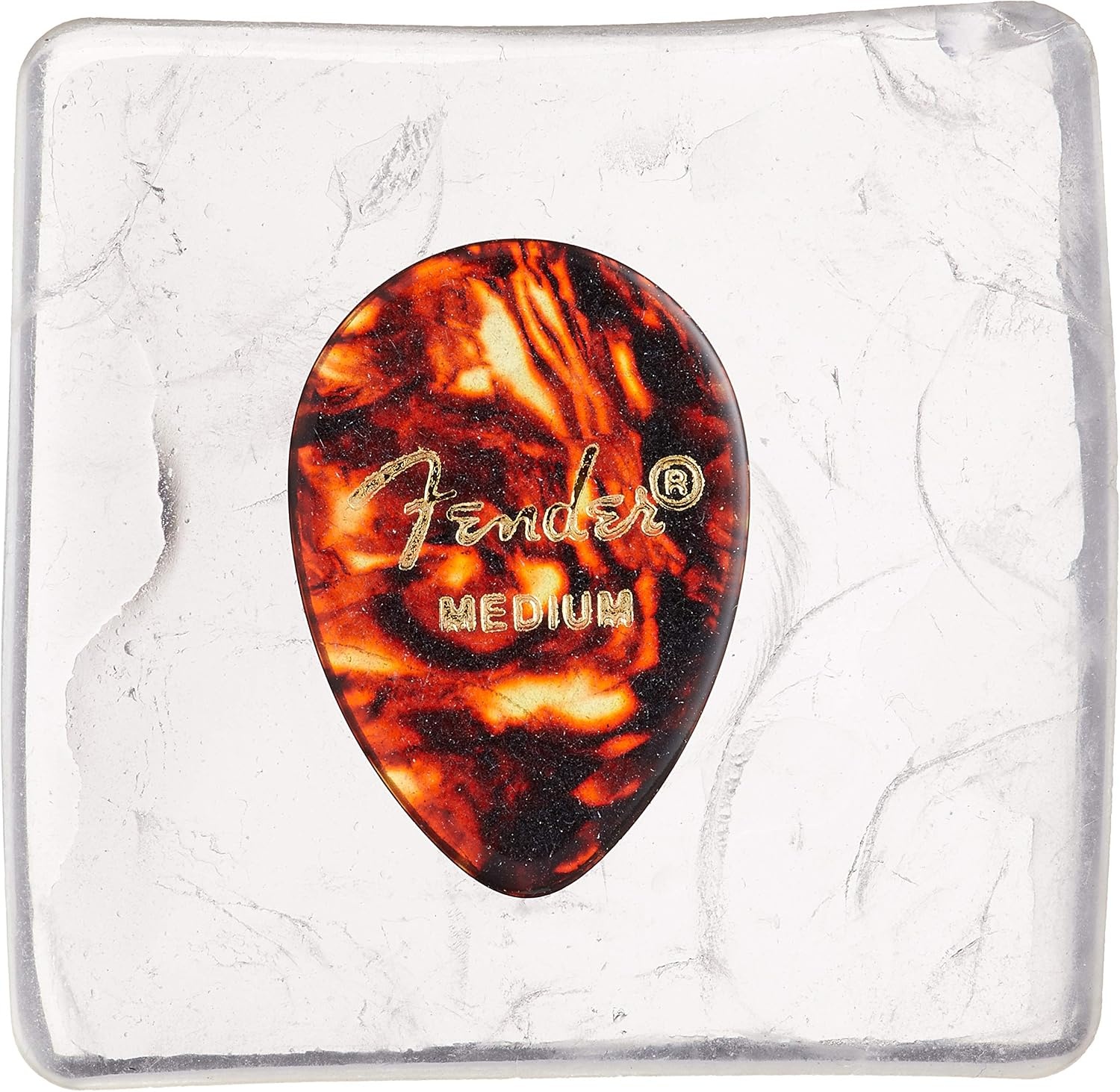 image:imageFender Classic Celluloid Guitar Picks 358 Shape Guitar Accessories Tortoise Shell Medium 12PackTortoise Shell