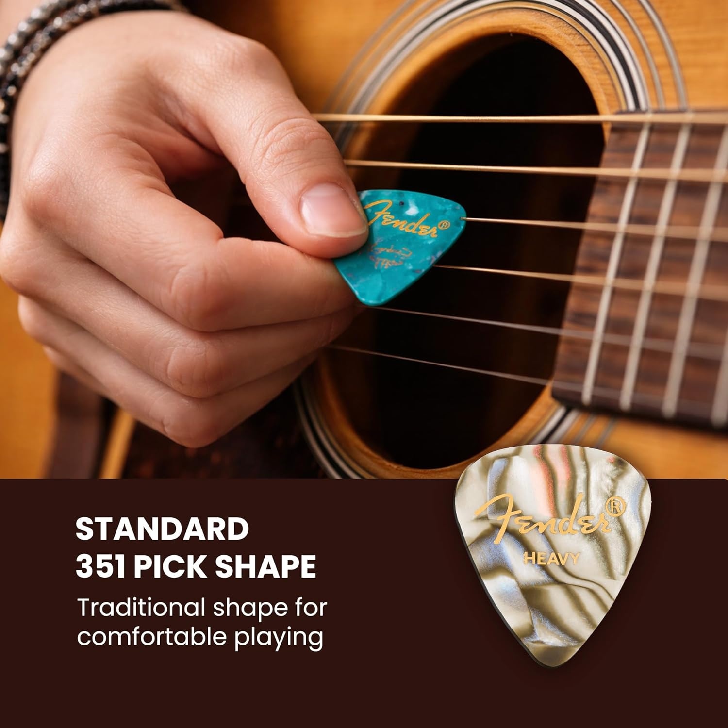 image:imageFender Premium 24 Pack Picks Sampler Includes Thin Medium amp Heavy Gauges Austin Bazaar Exclusive12 Pack