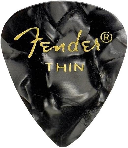 image:imageFender Premium Celluloid Guitar Picks 351 Shape Blue Moto Heavy 12PackBlack Moto