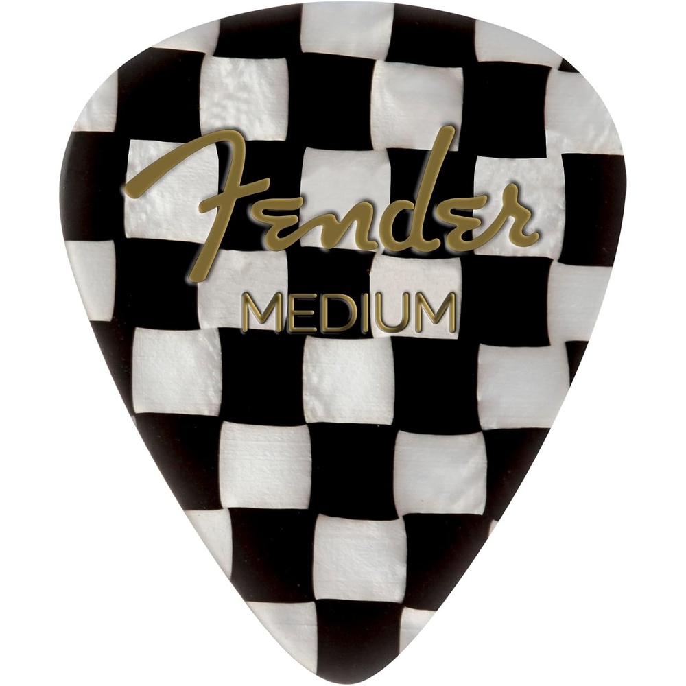 image:imageFender Graphic Guitar Picks 351 Shape Checker Thin 12PackChecker