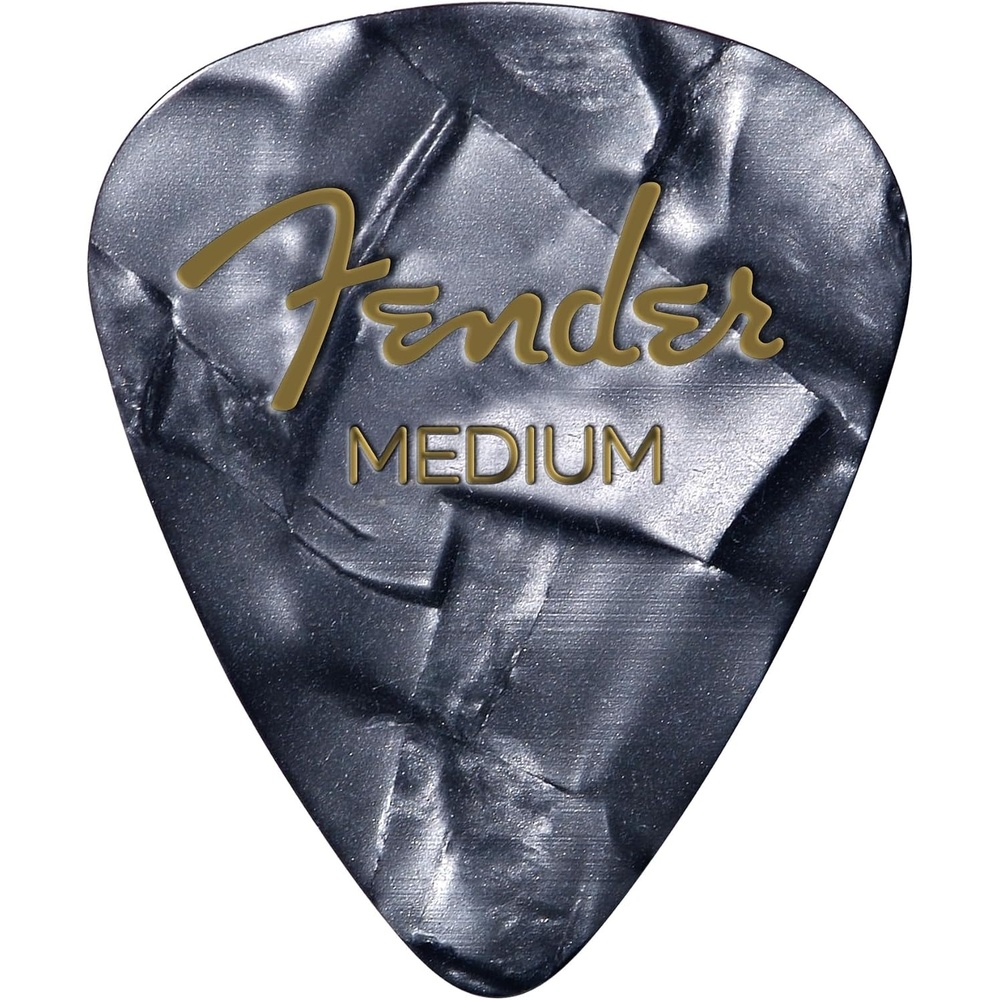 image:imageFender Premium Celluloid Guitar Picks 351 Shape Blue Moto Heavy 12PackBlack Moto