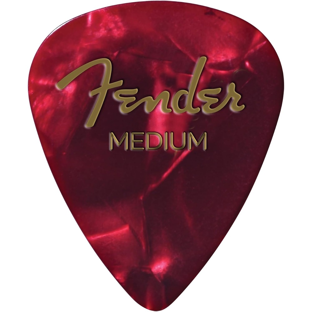 image:imageFender Premium Celluloid Guitar Picks 351 Shape Blue Moto Heavy 12PackRed Moto
