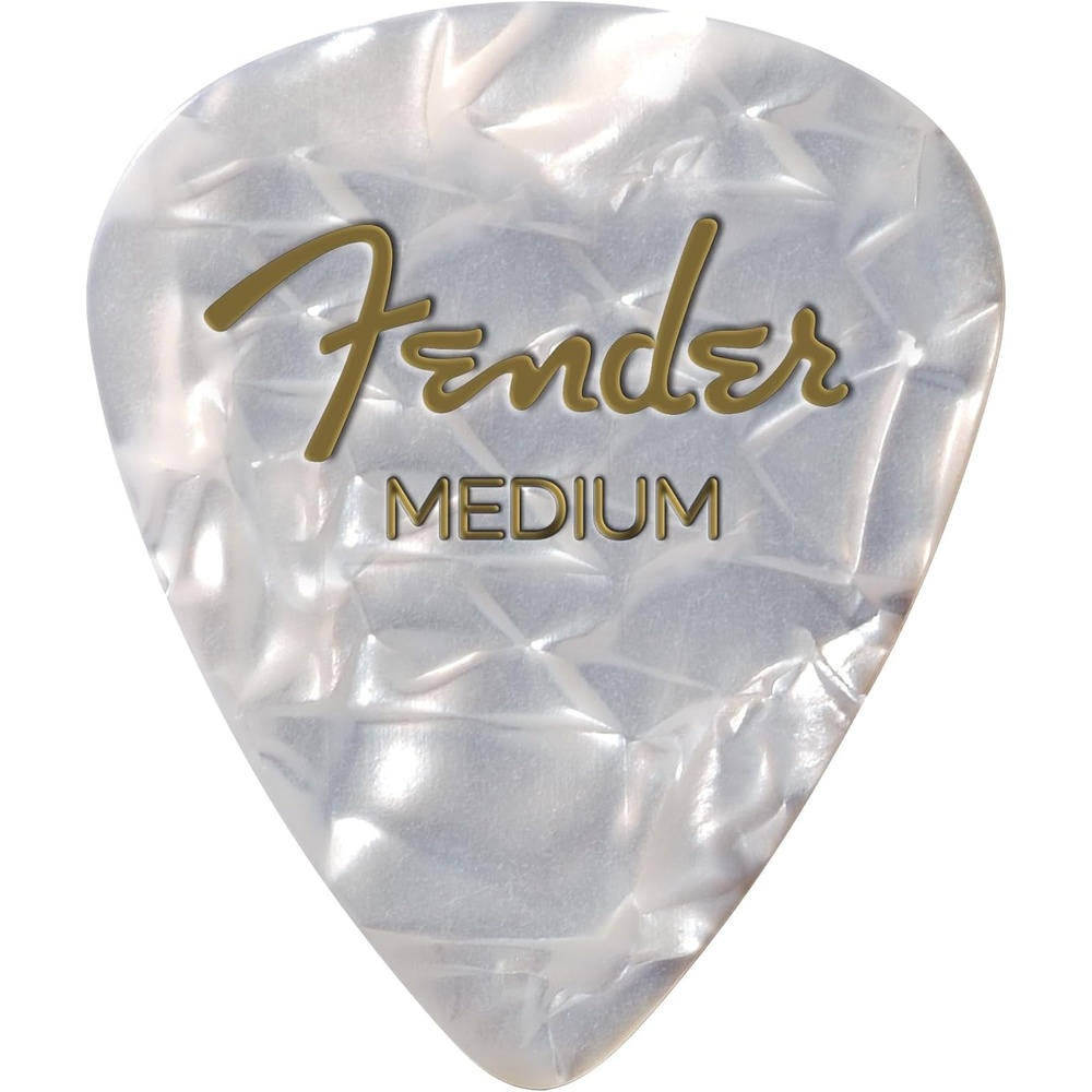 image:imageFender Premium Celluloid Guitar Picks 351 Shape Blue Moto Heavy 12PackWhite Moto