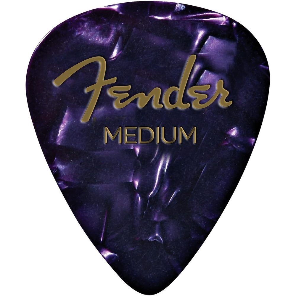 image:imageFender Premium Celluloid Guitar Picks 351 Shape Ocean Turquoise Thin 12PackPurple Moto