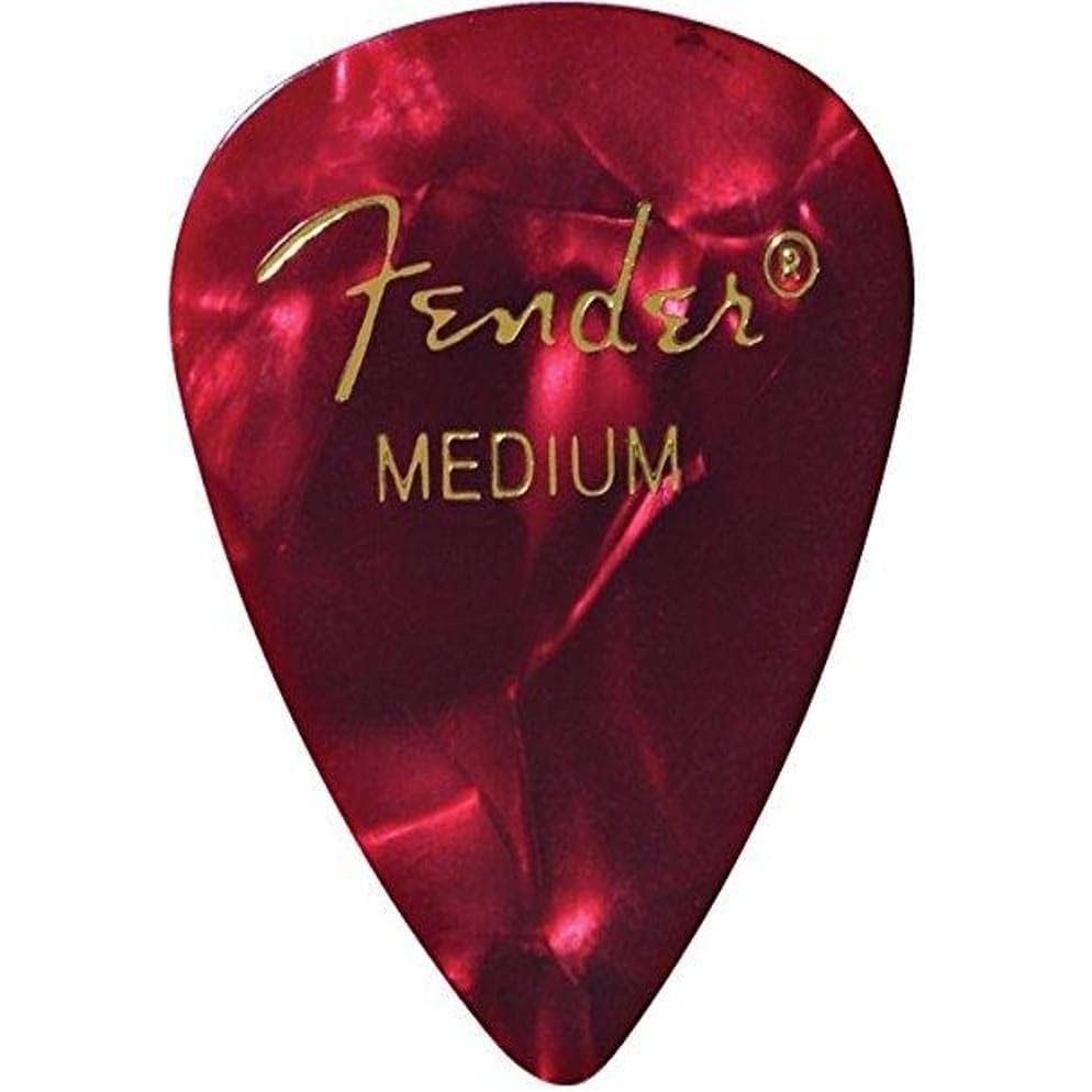 image:imageFender Premium Celluloid Guitar Picks 351 Shape Ocean Turquoise Thin 12PackRed Moto
