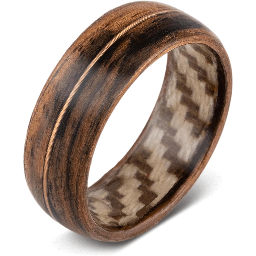 image:imageManly Bands Mens Officially Licensed Fender Wedding Bands and Rings  Fender Collectibles for Guitar Enthusiasts  Free Silicone Ring IncludedThe Troubadour