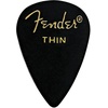 Fender Classic Celluloid Guitar Picks 358 Shape, Guitar Accessories, Tortoise Shell, Medium, 12-Pack(Black)