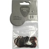 Fender Classic Celluloid Guitar Picks 358 Shape, Guitar Accessories, Tortoise Shell, Medium, 12-Pack(Shell)