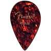 Fender Classic Celluloid Guitar Picks 358 Shape, Guitar Accessories, Tortoise Shell, Medium, 12-Pack(Shell)