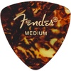 Fender Classic Celluloid Guitar Picks 358 Shape, Guitar Accessories, Tortoise Shell, Medium, 12-Pack(Tortoise Shell)