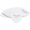 Fender Classic Celluloid Guitar Picks 358 Shape, Guitar Accessories, Tortoise Shell, Medium, 12-Pack(White)