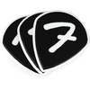 Fender F Grip Guitar Picks 551 Shape, Guitar Accessories, Shell, 3-Pack(Black)