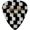 Fender Graphic Guitar Picks 351 Shape, Checker, Thin, 12-Pack(Checker)
