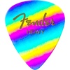 Fender Graphic Guitar Picks 351 Shape, Checker, Thin, 12-Pack(Rainbow)