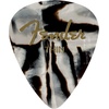 Fender Graphic Guitar Picks 351 Shape, Checker, Thin, 12-Pack(Zebra)