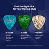 Fender Premium 24 Pack Picks Sampler – Includes Thin, Medium & Heavy Gauges (Austin Bazaar Exclusive)(12 Pack)