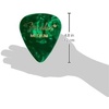 Fender Premium Celluloid Guitar Picks 351 Shape, Blue Moto, Heavy, 12-Pack(Green Moto)
