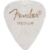 Fender Premium Celluloid Guitar Picks 351 Shape, Blue Moto, Heavy, 12-Pack(White Moto)