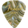 Fender Premium Celluloid Guitar Picks 351 Shape, Ocean Turquoise, Thin, 12-Pack(Abalone)