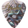 Fender Premium Celluloid Guitar Picks 351 Shape, Ocean Turquoise, Thin, 12-Pack(Abalone)
