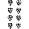 Fender Premium Celluloid Guitar Picks 351 Shape, Ocean Turquoise, Thin, 12-Pack(Checkerboard)