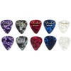 Fender Premium Celluloid Guitar Picks 351 Shape, Ocean Turquoise, Thin, 12-Pack(Confetti)