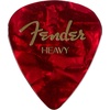 Fender Premium Celluloid Guitar Picks 351 Shape, Ocean Turquoise, Thin, 12-Pack(Red Moto)