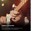 Manly Bands: Men’s Officially Licensed Fender Wedding Bands and Rings – Fender Collectibles for Guitar Enthusiasts – Free Silicone Ring Included(The Riff)