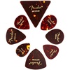 Fender Classic Celluloid Guitar Picks 358 Shape, Guitar Accessories, Tortoise Shell, Medium, 12-Pack(Tortoise Shell)