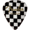Fender Graphic Guitar Picks 351 Shape, Checker, Thin, 12-Pack(Checker)