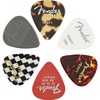 Fender Material Medley Guitar Picks 351 Shape, Multi-Color, Heavy, 6-Pack