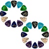 Fender Premium 24 Pack Picks Sampler – Includes Thin, Medium & Heavy Gauges (Austin Bazaar Exclusive)(24 Pack)