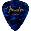 Fender Premium Celluloid Guitar Picks 351 Shape, Blue Moto, Heavy, 12-Pack(Blue Moto)
