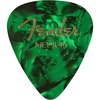 Fender Premium Celluloid Guitar Picks 351 Shape, Blue Moto, Heavy, 12-Pack(Green Moto)