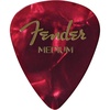 Fender Premium Celluloid Guitar Picks 351 Shape, Blue Moto, Heavy, 12-Pack(Red Moto)