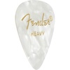 Fender Premium Celluloid Guitar Picks 351 Shape, Ocean Turquoise, Thin, 12-Pack(White Moto)