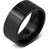 Manly Bands: Men’s Officially Licensed Fender Wedding Bands and Rings – Fender Collectibles for Guitar Enthusiasts – Free Silicone Ring Included(The Riff)