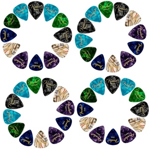 Fender Premium 24 Pack Picks Sampler – Includes Thin, Medium & Heavy Gauges (Austin Bazaar Exclusive)(48 Pack)