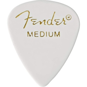 Fender Premium Celluloid Guitar Picks 351 Shape, Ocean Turquoise, Thin, 12-Pack(White)