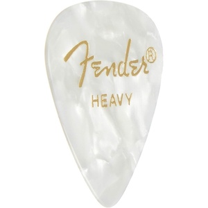 Fender Premium Celluloid Guitar Picks 351 Shape, Ocean Turquoise, Thin, 12-Pack(White Moto)