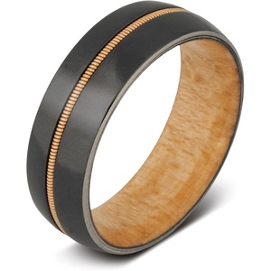Manly Bands: Men’s Officially Licensed Fender Wedding Bands and Rings – Fender Collectibles for Guitar Enthusiasts – Free Silicone Ring Included(The 1954)