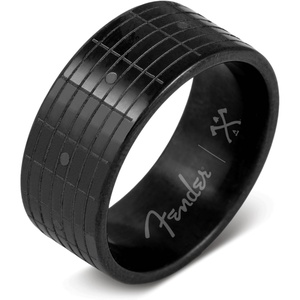 Manly Bands: Men’s Officially Licensed Fender Wedding Bands and Rings – Fender Collectibles for Guitar Enthusiasts – Free Silicone Ring Included(The Riff)