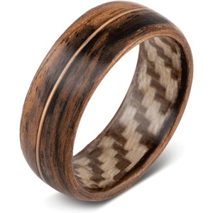 Manly Bands: Men’s Officially Licensed Fender Wedding Bands and Rings – Fender Collectibles for Guitar Enthusiasts – Free Silicone Ring Included(The Troubadour)