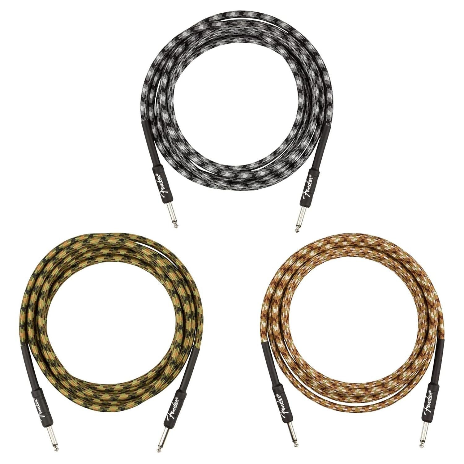 image:imageFender 10Foot Original Instrument Cable Compatible with Modem StraightStraight Black 1 PackWoodland Camo
