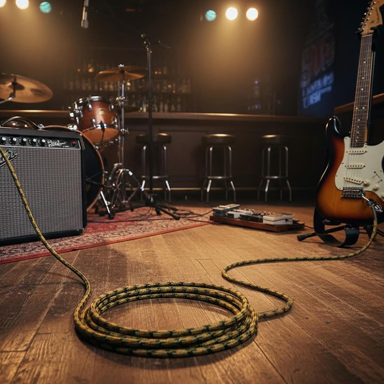 image:imageFender 10Foot Original Instrument Cable Compatible with Modem StraightStraight Black 1 PackWoodland Camo