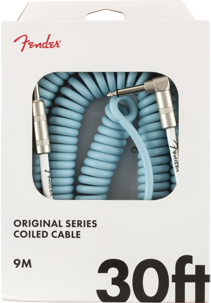 image:imageFender Original Series Instrument Cable Guitar Cable Guitar Accessories StraightStraight Daphne Blue 10ftDaphne Blue