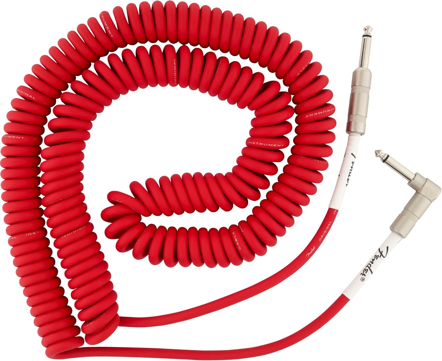 image:imageFender Original Series Instrument Cable Guitar Cable Guitar Accessories StraightStraight Daphne Blue 10ftFiesta Red